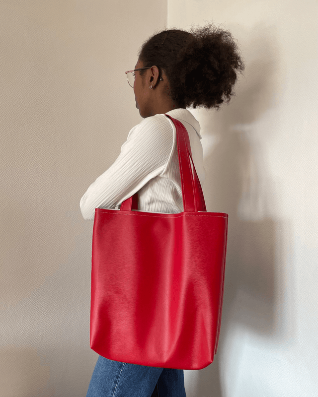 Tote bag rouge 