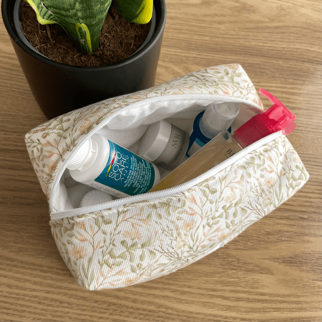 Trousse cube fleur anciennes