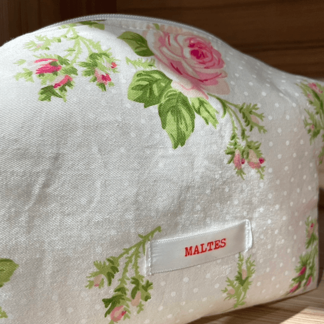 Trousse cube vintage Rose