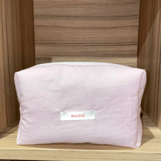Trousse cube Rose pastel
