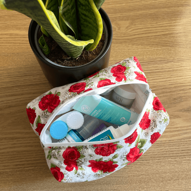 Trousse cube grande Rose