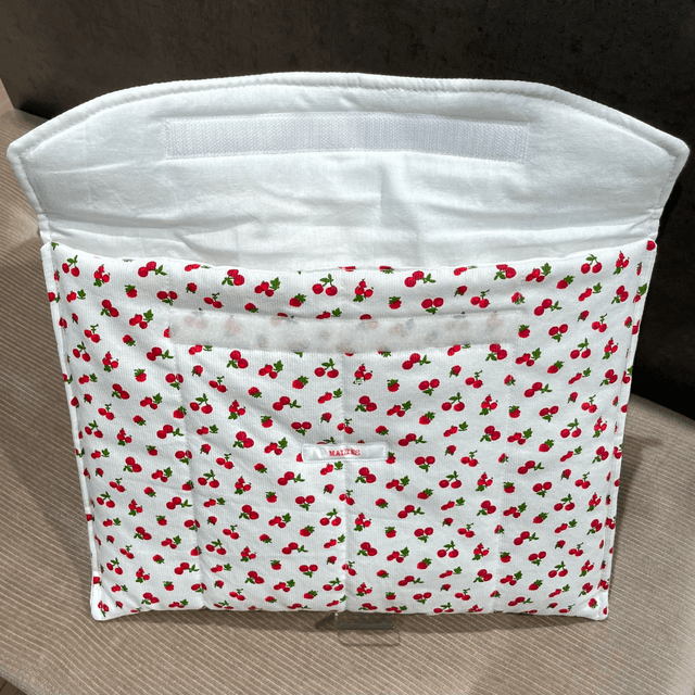 Pochette d'ordinateur cerise