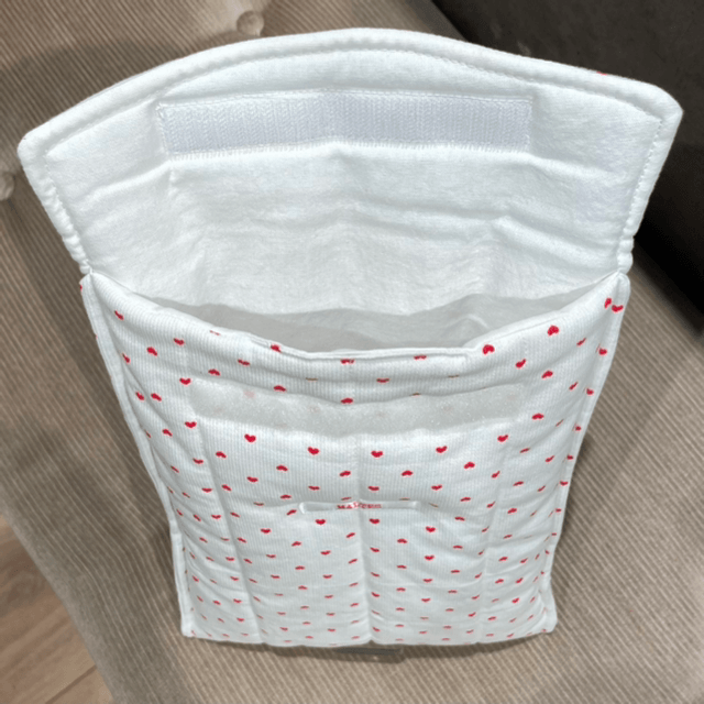 Housse de tablette cœurs rouge