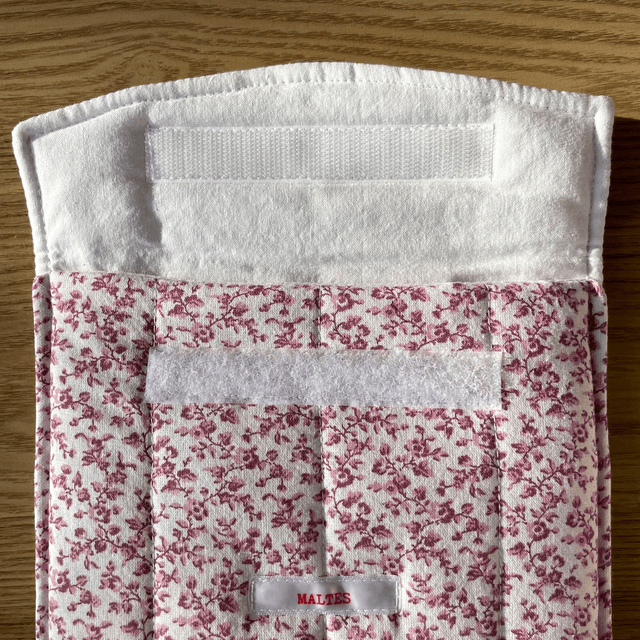 Housse de tablette fleurs rose