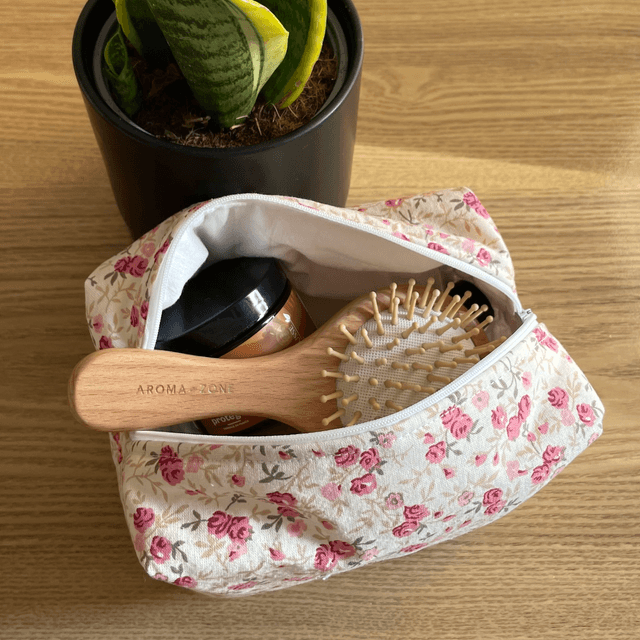 Trousse cube Rose