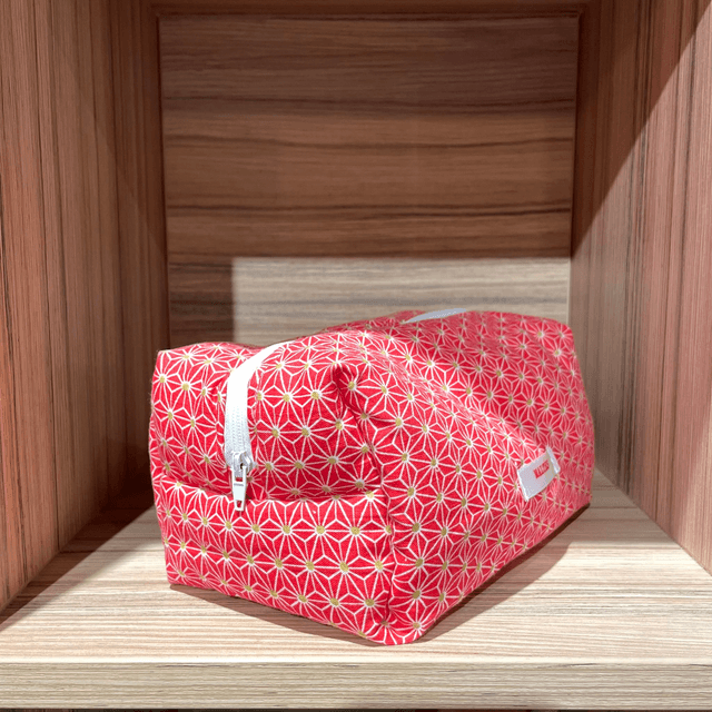 Trousse cube rouge