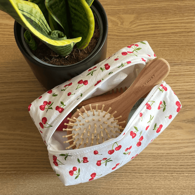 Trousse cube cerises