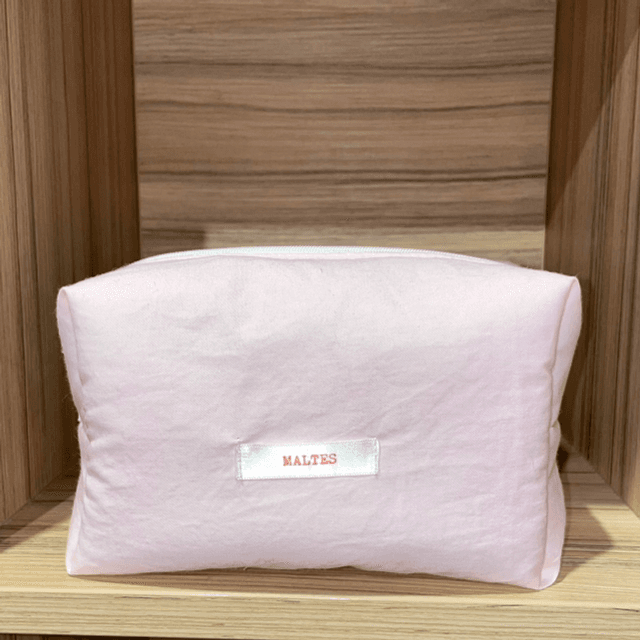 Trousse cube Rose pastel
