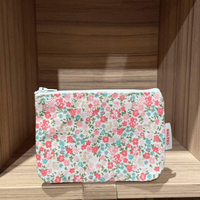 Mini pochette mini fleurs rose
